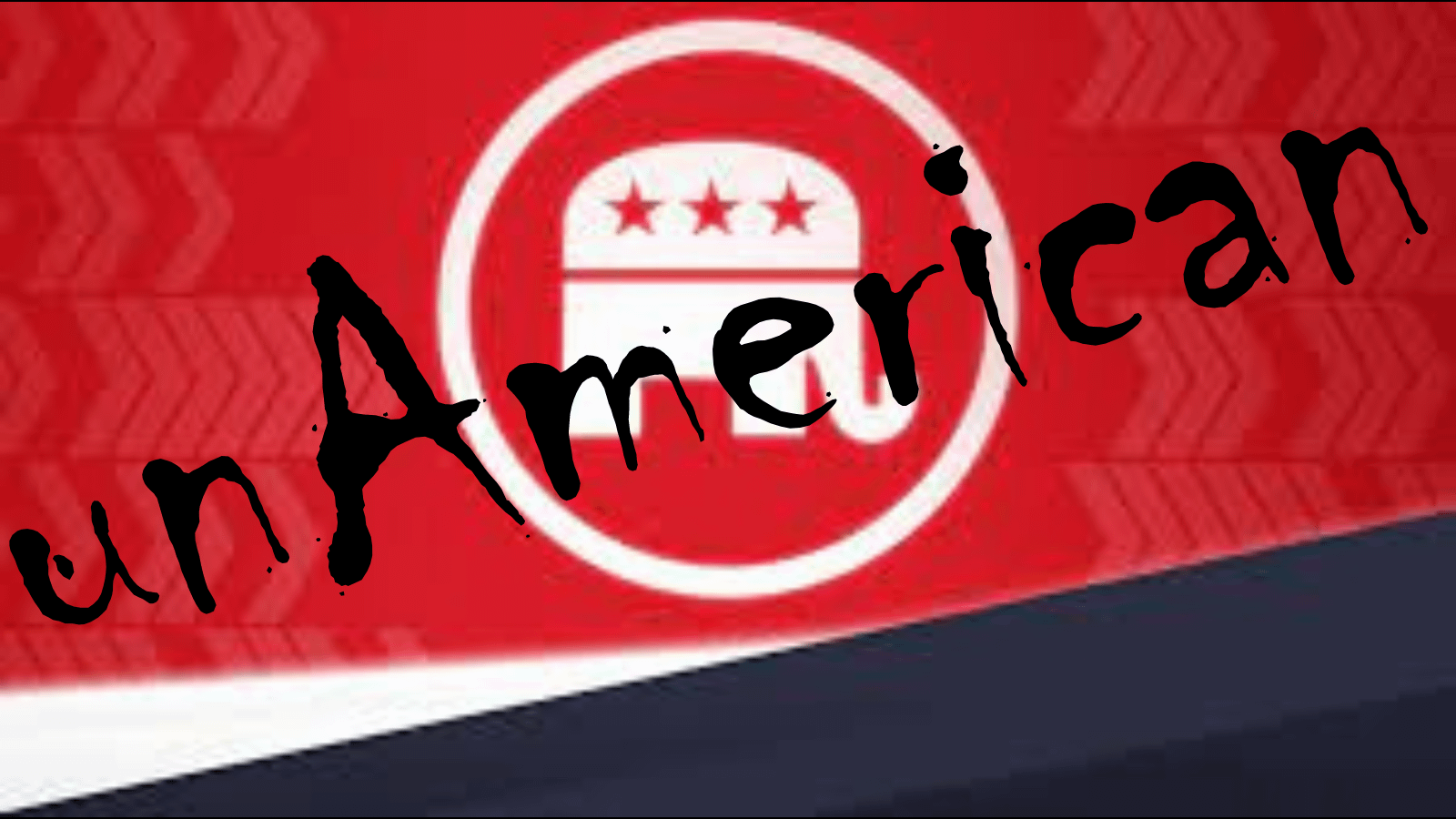 unAmerican! on GOP logo